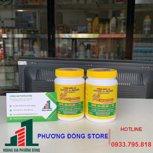 Phân bón lá all purpose NPK 20-20-20 + TE